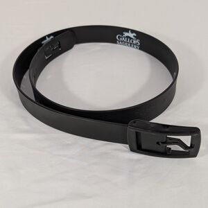 Gallops Saddlery C4 Classic Equestrian Black Belt Removable Buckle Size 44"